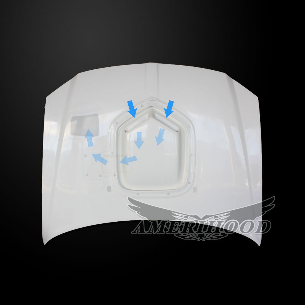 Dodge Magnum 2005-2007 Type-Shaker Style Functional Ram Air Hood